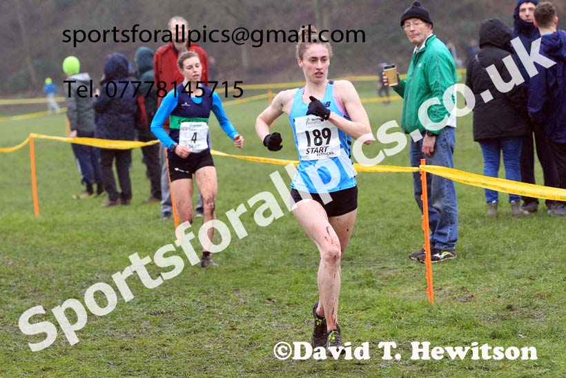Senior Womens 2023 Northern Cross Country Champs., Witton Park, Blackburn. Photo: David T. Hewitson/Sports for All Pics